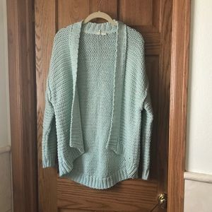 Anthropologie chunky knit cardigan